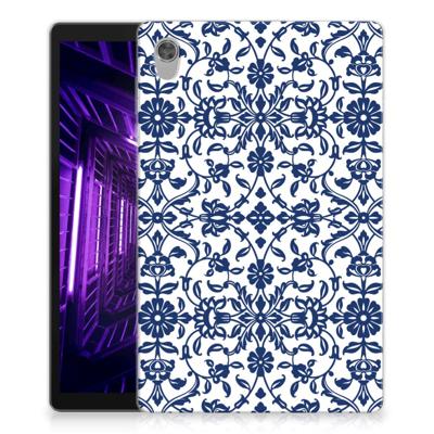 Lenovo Tab M10 HD (2de generatie) | Siliconen hoesje | Flower Blue