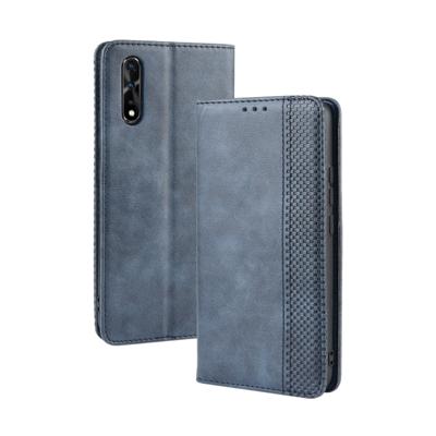 Magnetische Buckle retro Crazy Horse textuur horizontale Flip lederen case voor vivo iQOO Neo/S1/Y7S/Z5 met houder & kaartsleuven & fotolijstjes (bla