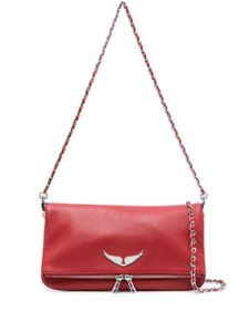 Zadig&Voltaire sac à bandoulière Rock en cuir - Rouge