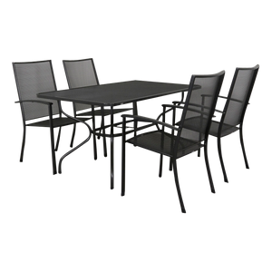 Kettler Siero tuinstoel / Strekmetaal tafel 145 cm.