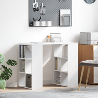 Witte Hoekbureau Wit MDF Gemiddeld Opslag Witte Hoekbureau