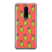 Ananas: OnePlus 7 Pro Transparant Hoesje