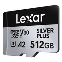 Micro SD geheugenkaart met adapter Lexar LMSSIPL512G-BNANG 512 GB
