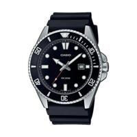 Casio MDV-107D-1A1VEF Zwart Zilverkleurig (Ø 46 mm) Heren horloge