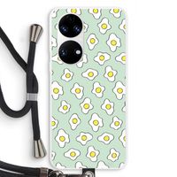 Spiegeleitjes: Huawei P50 Transparant Hoesje met koord
