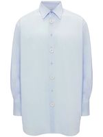 JW Anderson chemise en coton à logo brodé - Bleu - thumbnail