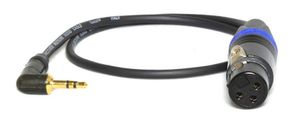 Peppercable CAY1 XLR Female - 3.5mm Mini Stereo Jack Cable 40cm
