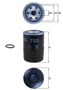 Brandstoffilter KC703D