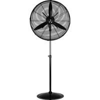 CasaFan WM3 Stand Eco IP44 SL Staande ventilator 123 W (Ø x h) 70 cm x 1700 mm Zwart Met wintermodus