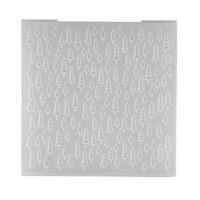 Nellie's Choice • 3d embossing folder achtergrond kerstboom 15x15cm
