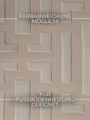 Hanse Home - Elle Decoration Perles Shortpile Rug Onyx Beige Cream - 80x240 cm
