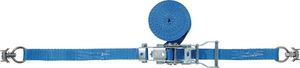 Promat Sjorband | DIN 12195-2 | lengte 4 m breedte 25 mm | met ratel + airlinebeslag | LC omdr. 1500 daN - 4000365130 4000365130