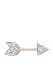 MARIA TASH puces d'oreilles Arrow en or blanc 18ct - Argent