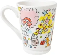 Blond Amsterdam xl mok aardewerk congratulations  10x12.5cm multi