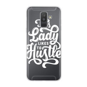 Hustle Lady: Samsung Galaxy A6 Plus (2018) Transparant Hoesje