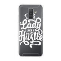 Hustle Lady: Samsung Galaxy A6 Plus (2018) Transparant Hoesje