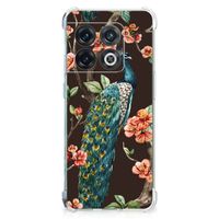 OnePlus 10 Pro Case Anti-shock Pauw met Bloemen - thumbnail