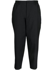 Comme des Garçons Homme Deux pantalon sarouel en laine à carreaux - Noir