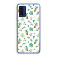 Ananas bladeren: Xiaomi Redmi 9T Transparant Hoesje