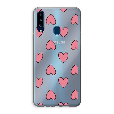 Ondersteboven verliefd: Samsung Galaxy A20s Transparant Hoesje