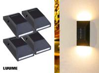 Luume Solar buitenlampen - zwart - 2 stuks - thumbnail