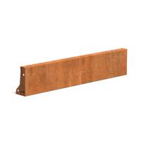 Keerwand cortenstaal 100 x 20 cm recht