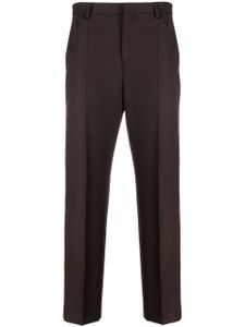 Études Studio pantalon droit Downtown Gabardine - Marron