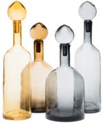 POLSPOTTEN lot de bouteilles décoratives Bubbles and Bottles (lot de 4) - Tons neutres