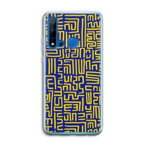 Majorelle Blue Print: Huawei P20 Lite (2019) Transparant Hoesje