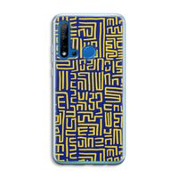 Majorelle Blue Print: Huawei P20 Lite (2019) Transparant Hoesje Majorelle Blue Print: Huawei P20 Lite (2019) Transparant Hoesje