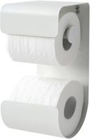 Sealskin Brix toiletrolhouder 2-rollen met planchet wit