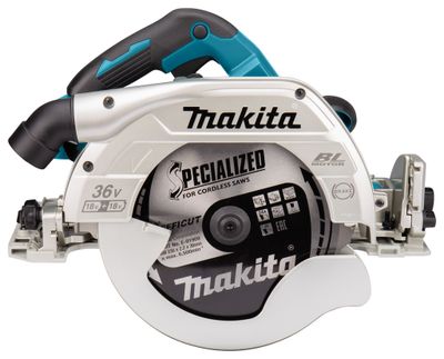 Makita DHS900PT2 | 2x18 V | Cirkelzaag | 235 mm | 5,0 Ah accu (2 st) | duo snellader | in koffer