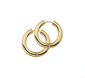 Oorringen geelgoud 4 mm