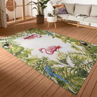 Buitenkleed Tropical Birds maat: 285x200cm - materiaal: Polypropyleen - Dekbed-Discounter.nl