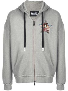 Haculla sweat zippé à capuche Help Me - Gris