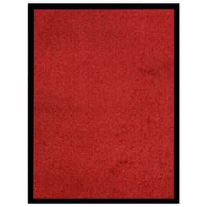 VidaXL Deurmat 60x80 cm rood
