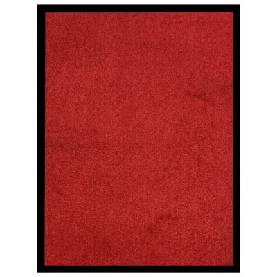 VidaXL Deurmat 60x80 cm rood