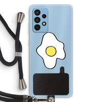 Spiegelei: Samsung Galaxy A52 Transparant Hoesje met koord