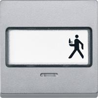 Merten 434660 Wisselschakelaar Afdekking System M Aluminium 1 stuk(s)