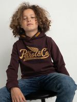 50% korting - Petrol Industries Jongens Geborduurde Hoodie Syrup - 140 - thumbnail
