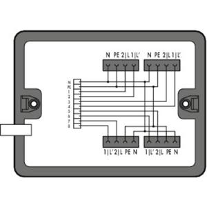 WAGO 899-631/453-000 Verdeeldoos 899 16 A Zwart 1 stuk(s)