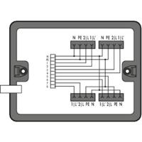 WAGO 899-631/453-000 Verdeeldoos 899 16 A Zwart 1 stuk(s)