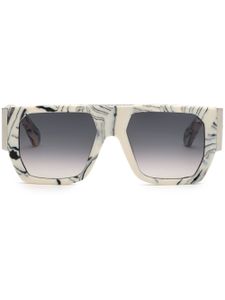 Philipp Plein lunettes de soleil à monture carrée - Blanc