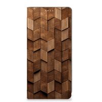 Book Wallet Case voor Xiaomi 12T | 12T Pro Wooden Cubes