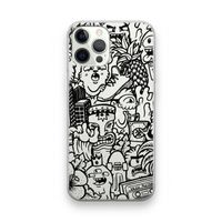 Vexx Black Mixtape: iPhone 12 Pro Transparant Hoesje