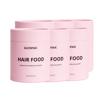 Glowwa Hairfood Original 6 x 60 Capsules