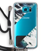 Golven: Samsung Galaxy S6 Transparant Hoesje met koord