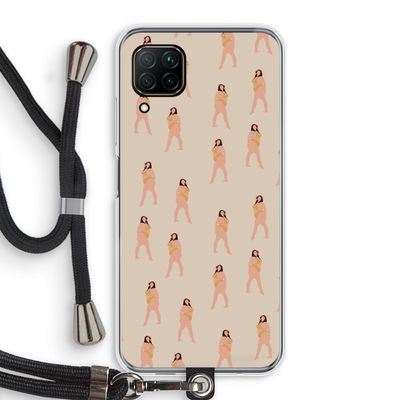 You're so golden: Huawei P40 Lite Transparant Hoesje met koord