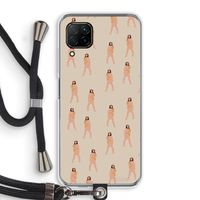 You're so golden: Huawei P40 Lite Transparant Hoesje met koord