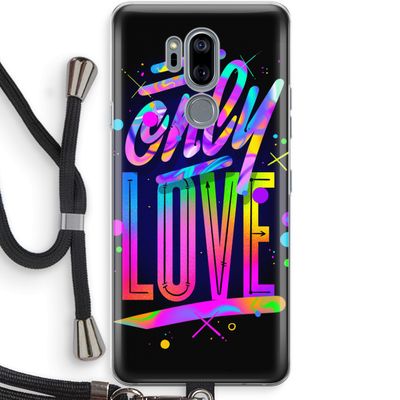 Only Love: LG G7 Thinq Transparant Hoesje met koord